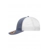 navy-melange/white